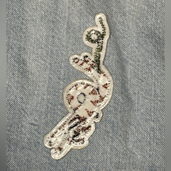 Iron on Patch - Cat with Butt String - Picture 2 of 4